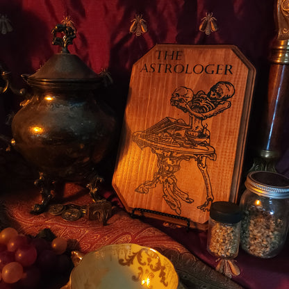 Skeleton Plaque: Astrologer