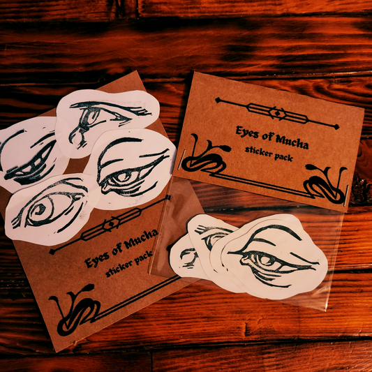 Mucha Eye Sticker Pack